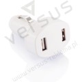 Podwójna ładowarka samochodowa USB