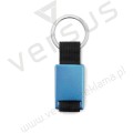 Prostokątny brelok Tech Black