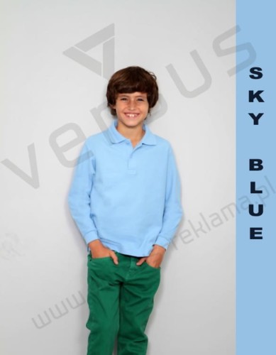 Polo młodzieżowe z długim rękawem