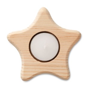 Drewniany świecznik Teastar