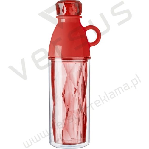 Próżniowa butelka sportowa 500 ml, kubek 150 ml