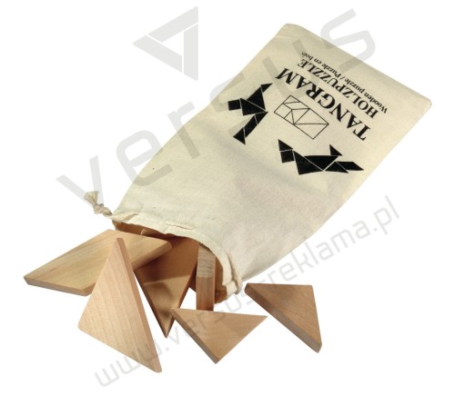 Puzzle drewniane TANGRAM