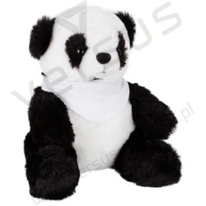 Panda z białą chustką pod nadruk