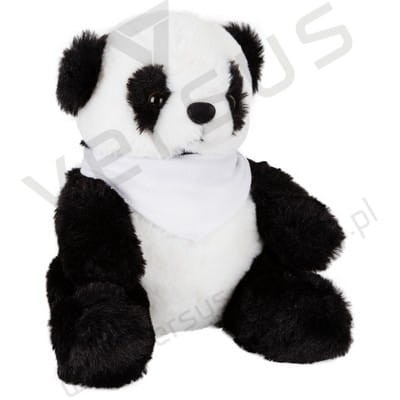 Panda z białą chustką pod nadruk