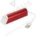 Aluminiowy 4-portowy hub USB/podstawka na telefon