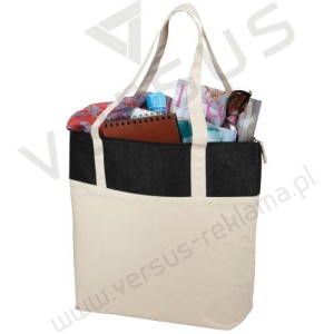 Torba jutowo-bawełniana na zamek