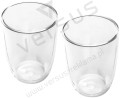 2-częściowy zestaw szkła Boda, przeźroczysty
