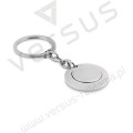 Okrągły brelok z żetonem Flat Ring