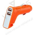 Ładowarka samochodowa z dwoma portami USB