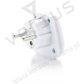 Adapter podróżny do Europy z uziemieniem (Schuko)