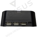 Hub USB/podstawka na telefon Hopper 3-w-1