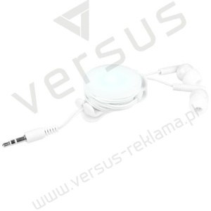 Słuchawki douszne STRIX z futerałem z migającą diodą