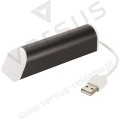 Aluminiowy 4-portowy hub USB/podstawka na telefon