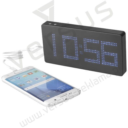 Powerbank z wyświetlaczem LED i zegarem PB-8000