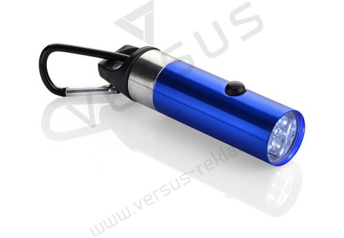 Latarka 6LED z otwieraczem i karabińczykiem