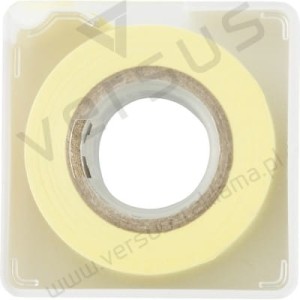 Podajnik z żółtą taśmą