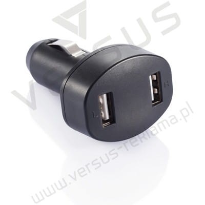 Podwójna ładowarka samochodowa USB
