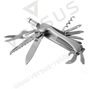 Scyzoryk 12-funkcyjny z latarką LED Trier,