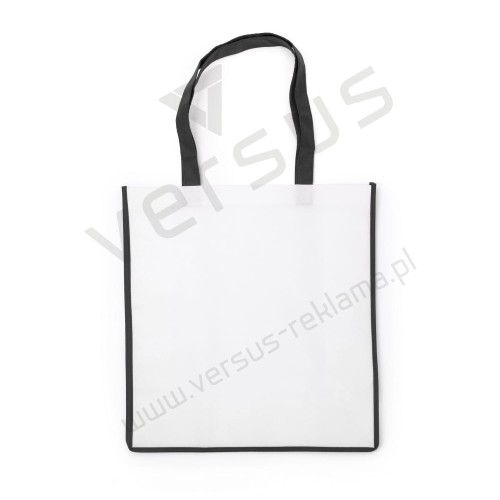 Torba na zakupy z kolorowymi elementami