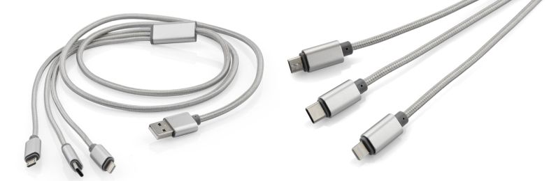 Kabel do transferu danych z logo