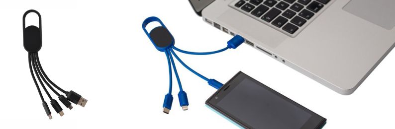 Kabel z podświetlanym logo